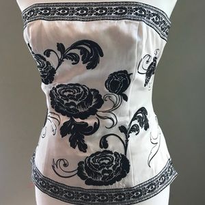 White House Black Market EUC Bustier Top